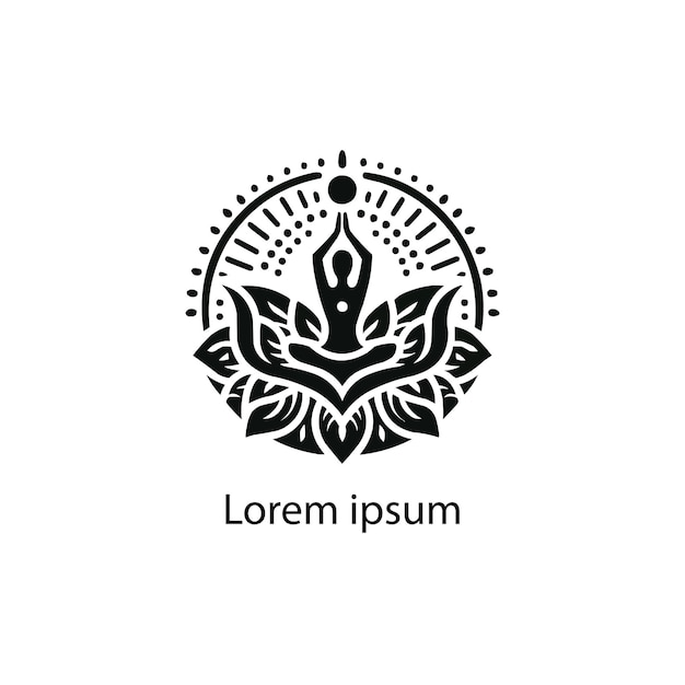 a yoga logo design