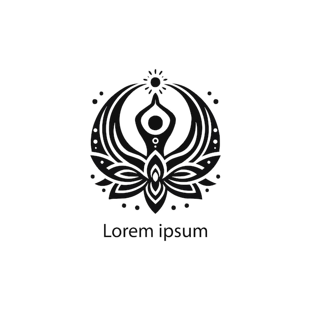 yoga logo design