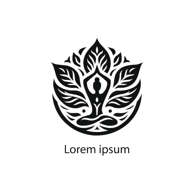 yoga logo design