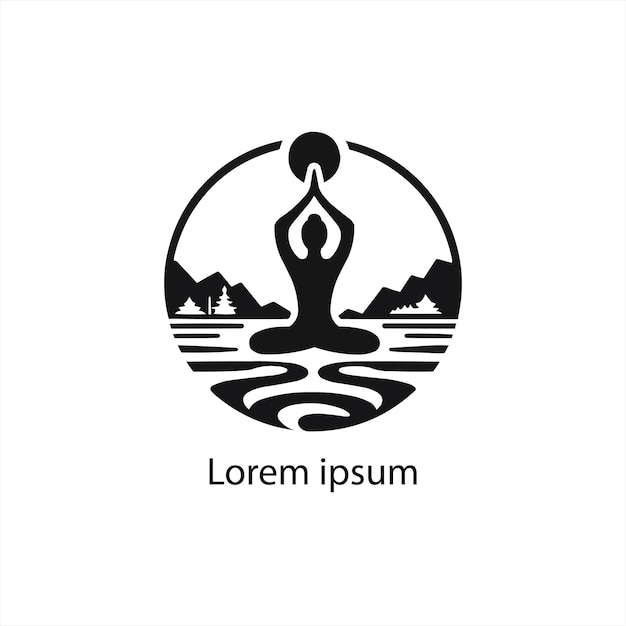 a yoga logo design