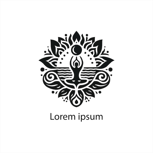 a yoga logo design