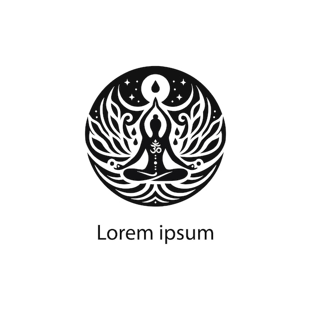 a yoga logo design