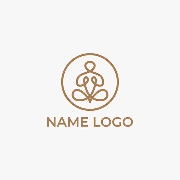 Yoga Logo template design