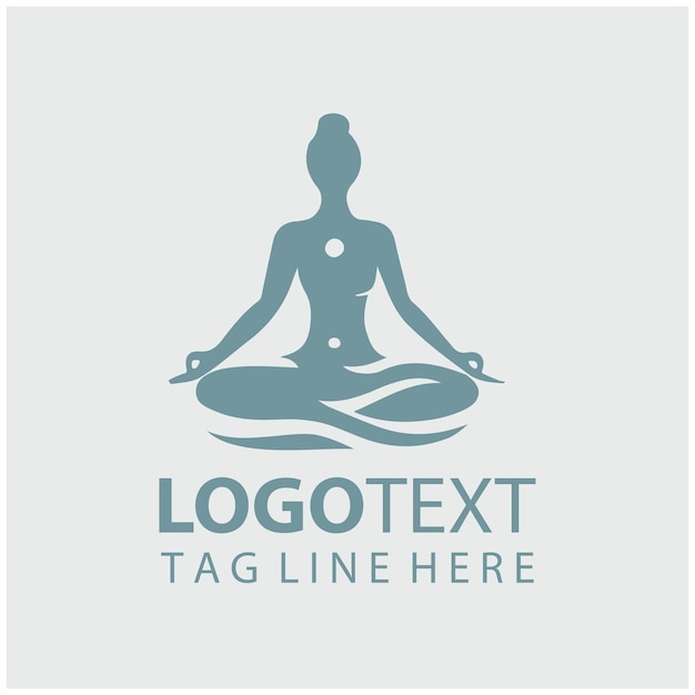 Yoga Logo Vector Illustration