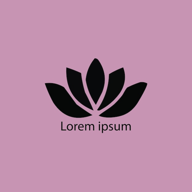 a yoga logo on white background