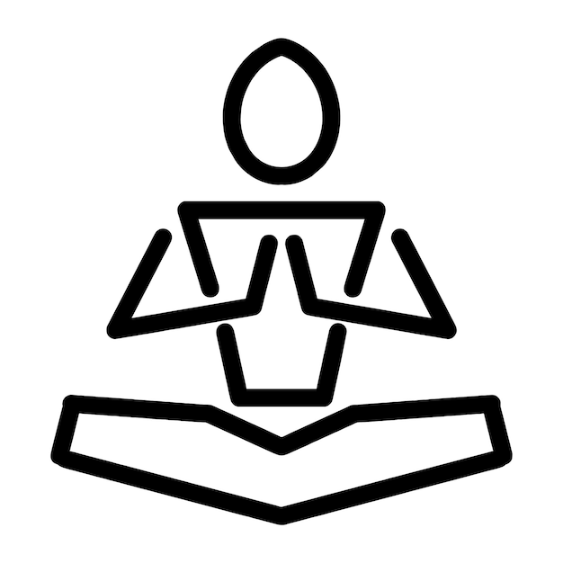 yoga pose icon