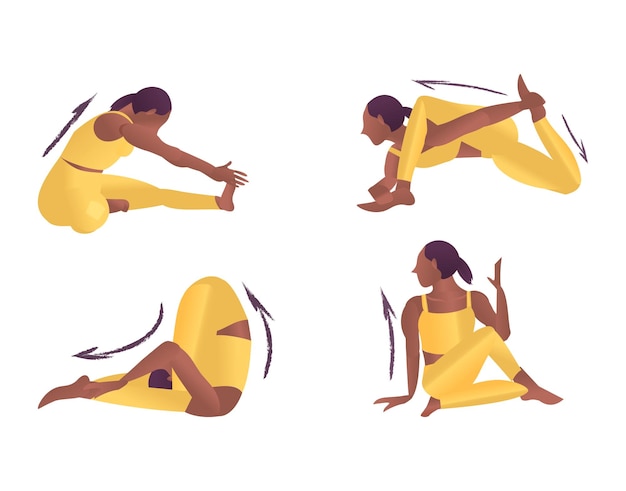 Yoga Poses Set