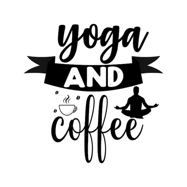 Yoga Quotes Tshirt Design Vector Illustration Clipart silhouette Design