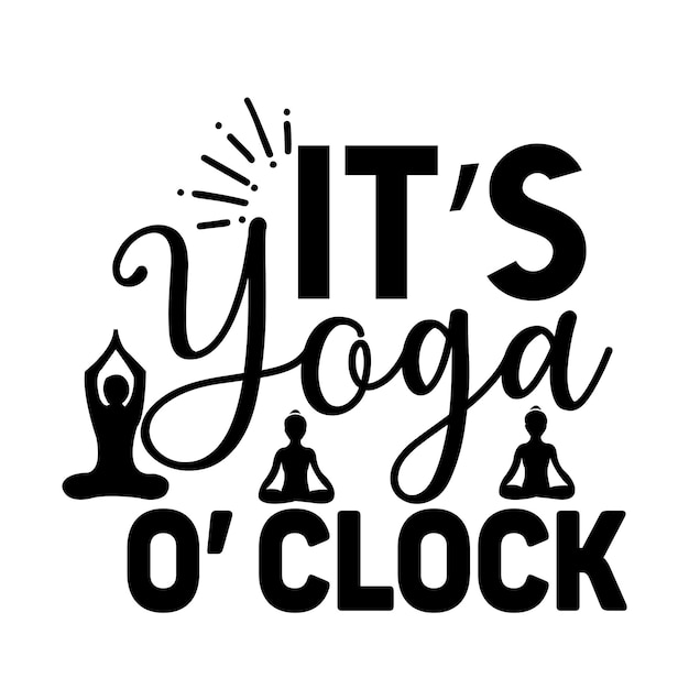 yoga SVG t shirt design