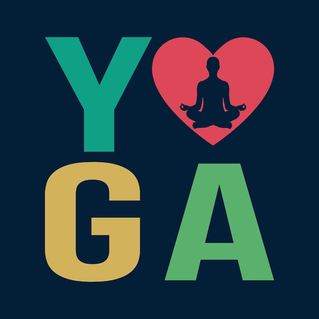 Yoga T shirt Design