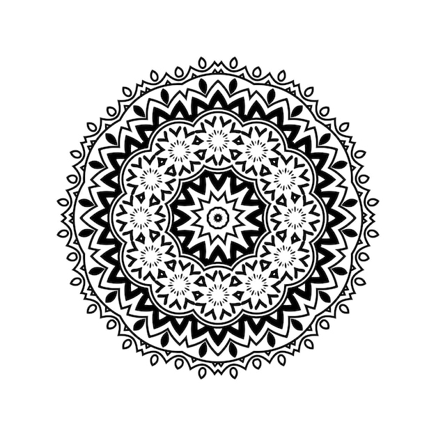 Vector yoga and zen background design with mandala design