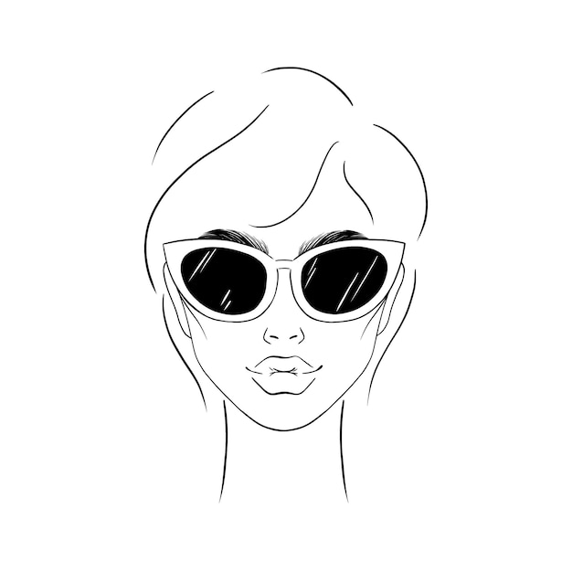 Young woman in sunglasses