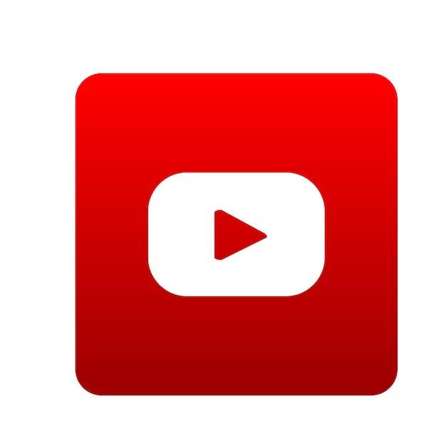 youtube square logo vector