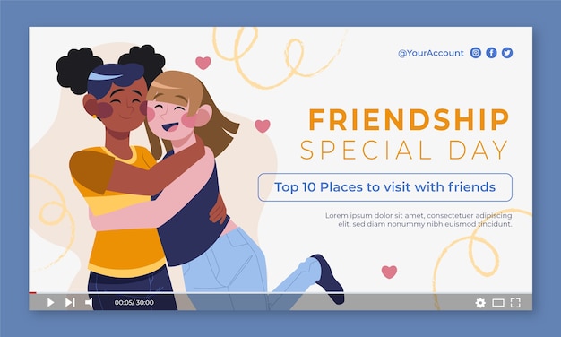 Youtube thumbnail for international friendship day celebration