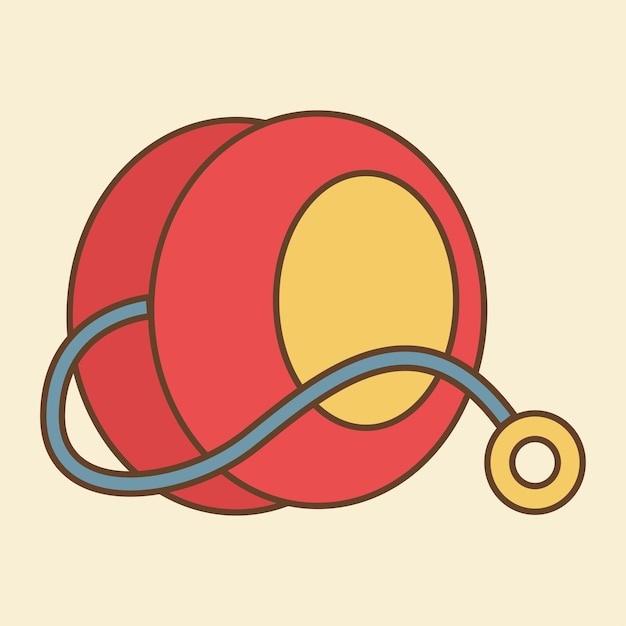 Yoyo Flat Design Clipart