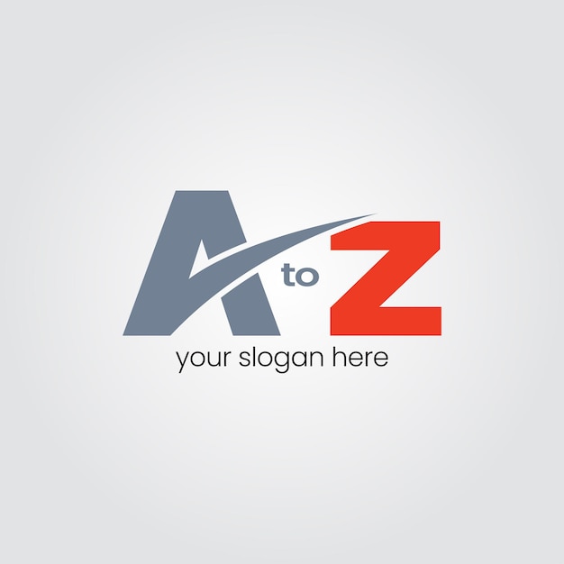 A to Z or vector logo design