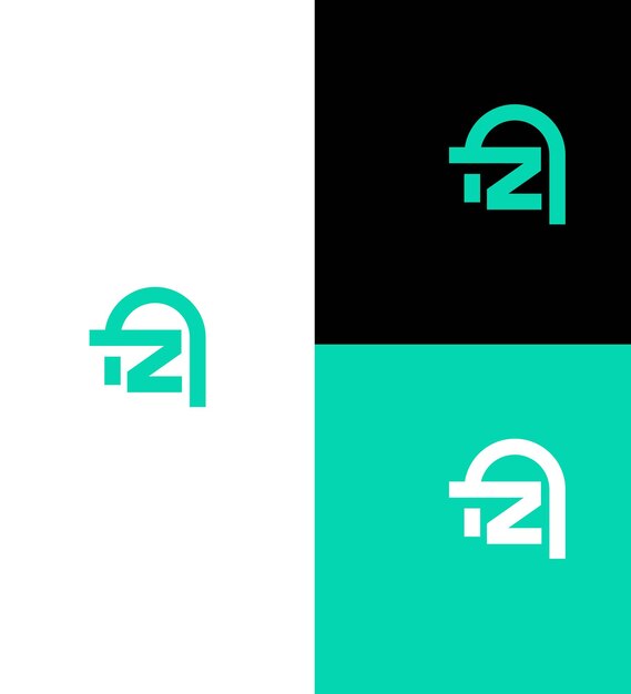 Vector za az letter logo identity sign symbol template