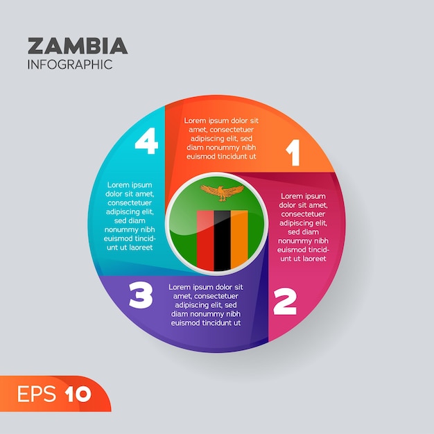 Zambia Infographic Element