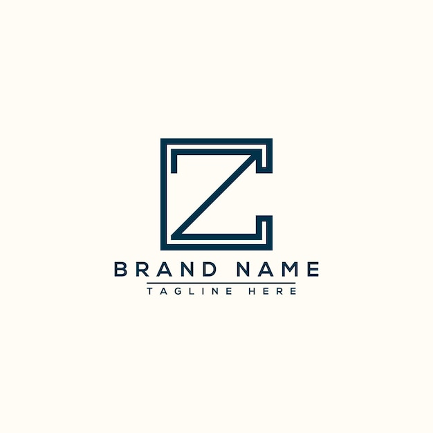 ZC Logo Design Template Vector Graphic Branding Element