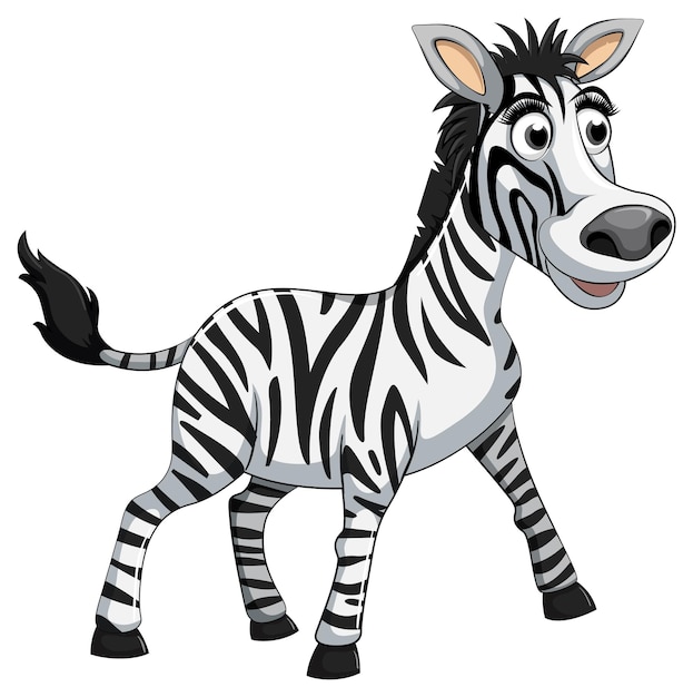 A Zebra Cartoon Character