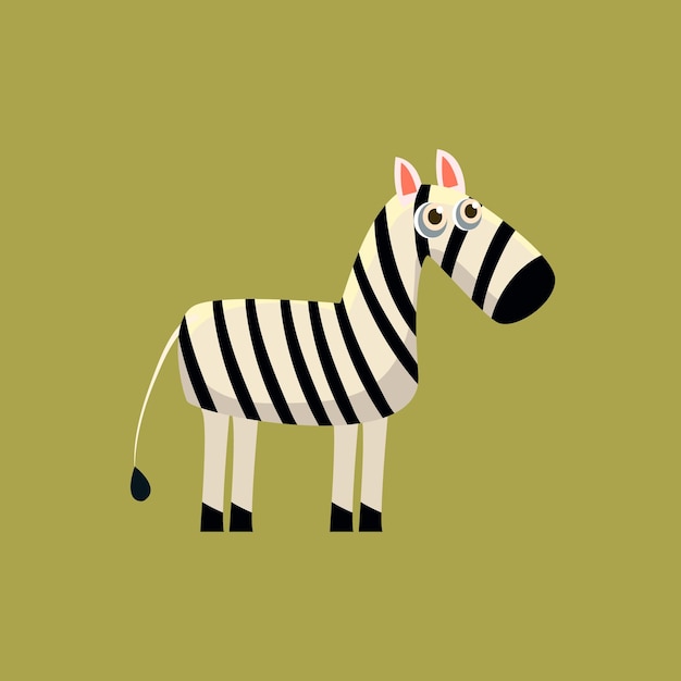 Zebra Funny Illustration