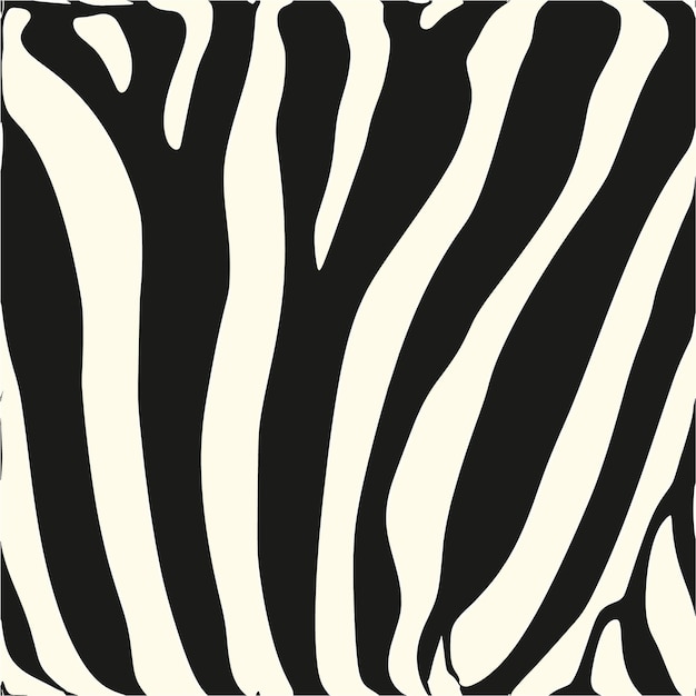 Vector a zebra print on a black background