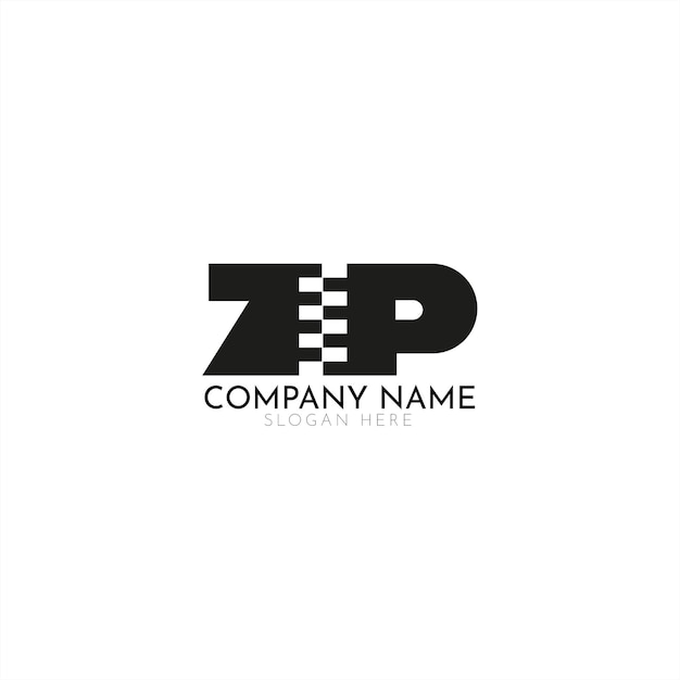 Zip logo vector design