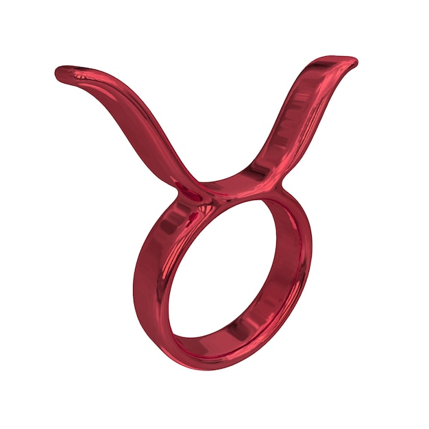 Zodiac sign Astrological symbol 3d