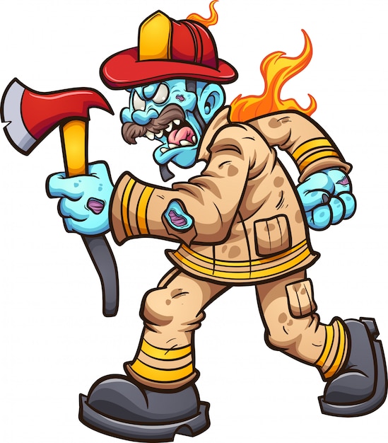 Zombie fireman