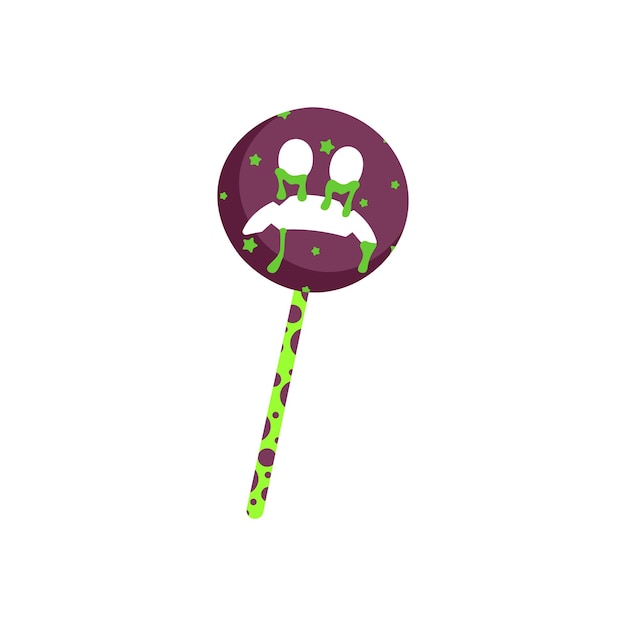 Zombie Lollipop Illustration