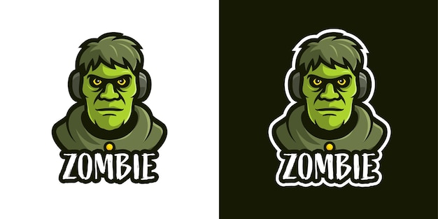 The Zombie Mascot Character Logo Template