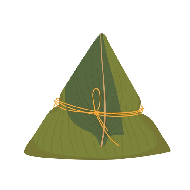 Vector zongzi. rice dumpling for chinese traditional dragon boat festival .  sticky rice