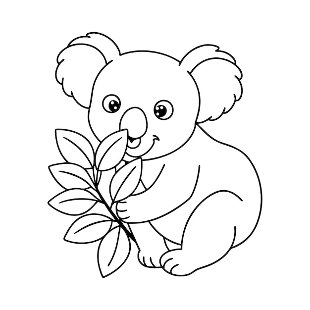 Zoo animal outline vector illustration