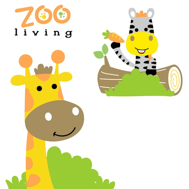 Zoo cartoon vector